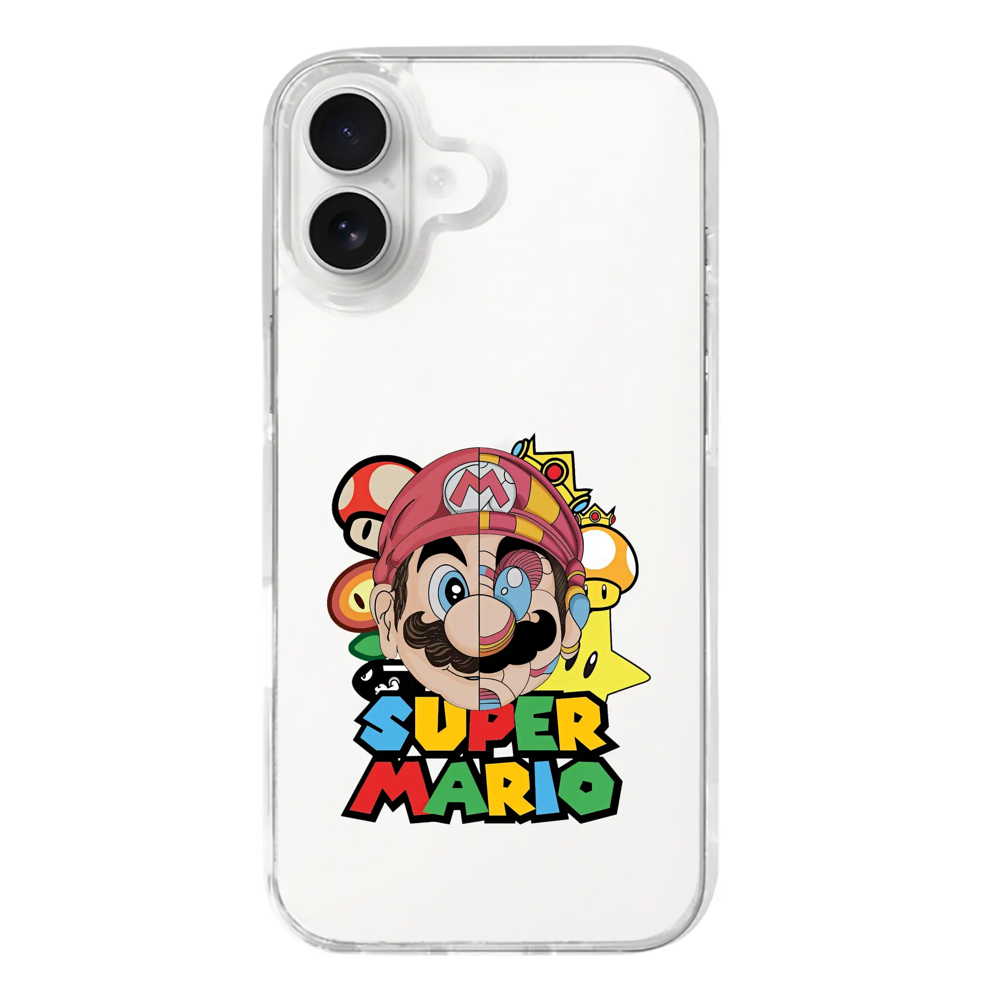 マリオ グッズ マリオ - iPhone 17シリーズ 透明スマホケース – 薄型・耐衝撃・精密フィット保護カバー